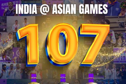 107 medals historic achievement for India at the Asian Games!